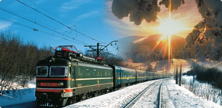 Transsib im Schnee Transsib im Schnee